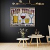Beer Wine Glasses - Full Round Diamond - 30x40cm