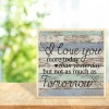 LOVE  - Full Round Diamond - 30x30cm