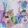 Love - Special Shaped Diamond - 30x30cm