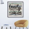 Family - Full Round Diamond - 30x30cm