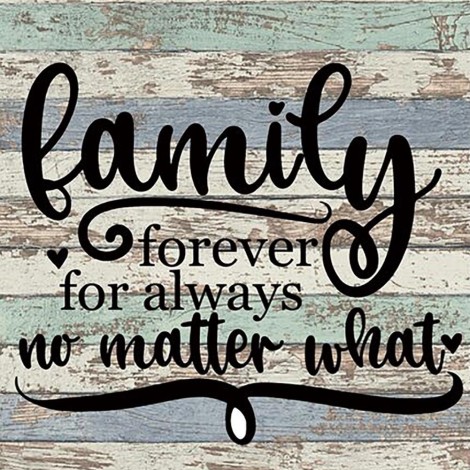 Family - Full Round Diamond - 30x30cm