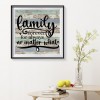 Family - Full Round Diamond - 30x30cm
