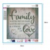 Family - Full Round Diamond - 30x30cm