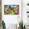 Colorful Garden - Full Round Diamond - 40x30cm
