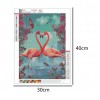 Pink Bird  - Full Diamond Painting - 40x30cm